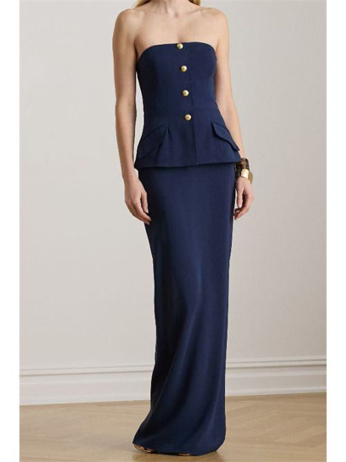 CADY STRETCH LONG DRESS LAUREN RALPH LAUREN | 253P13287001REFINED NAVY